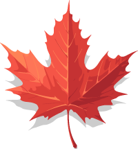 A red maple leaf